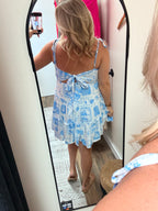 MARINE PRINT MINI DRESS