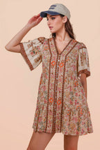 Woven Mini Dress