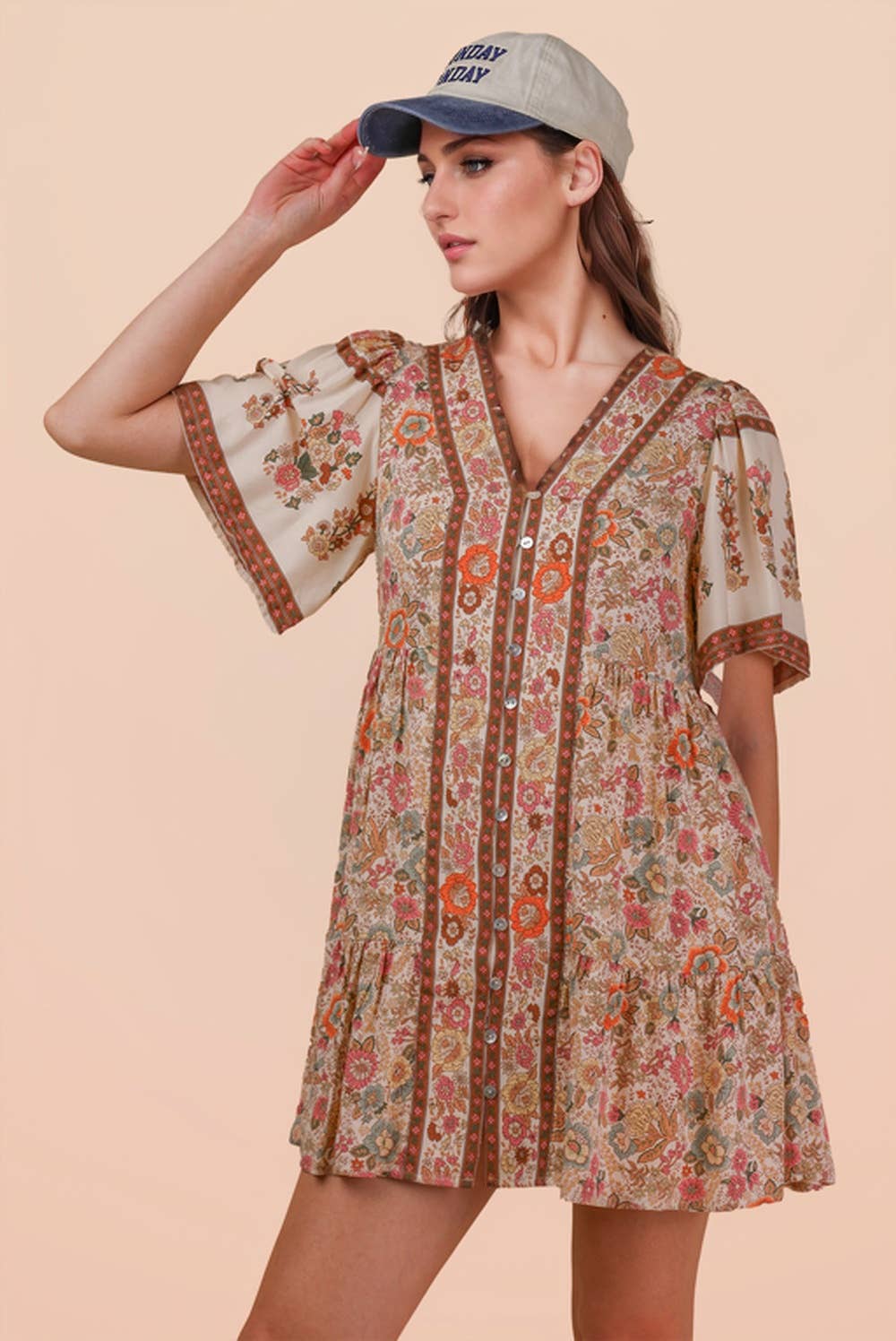 Woven Mini Dress
