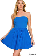 Knit N Woven Fit N Flare Mini Dress