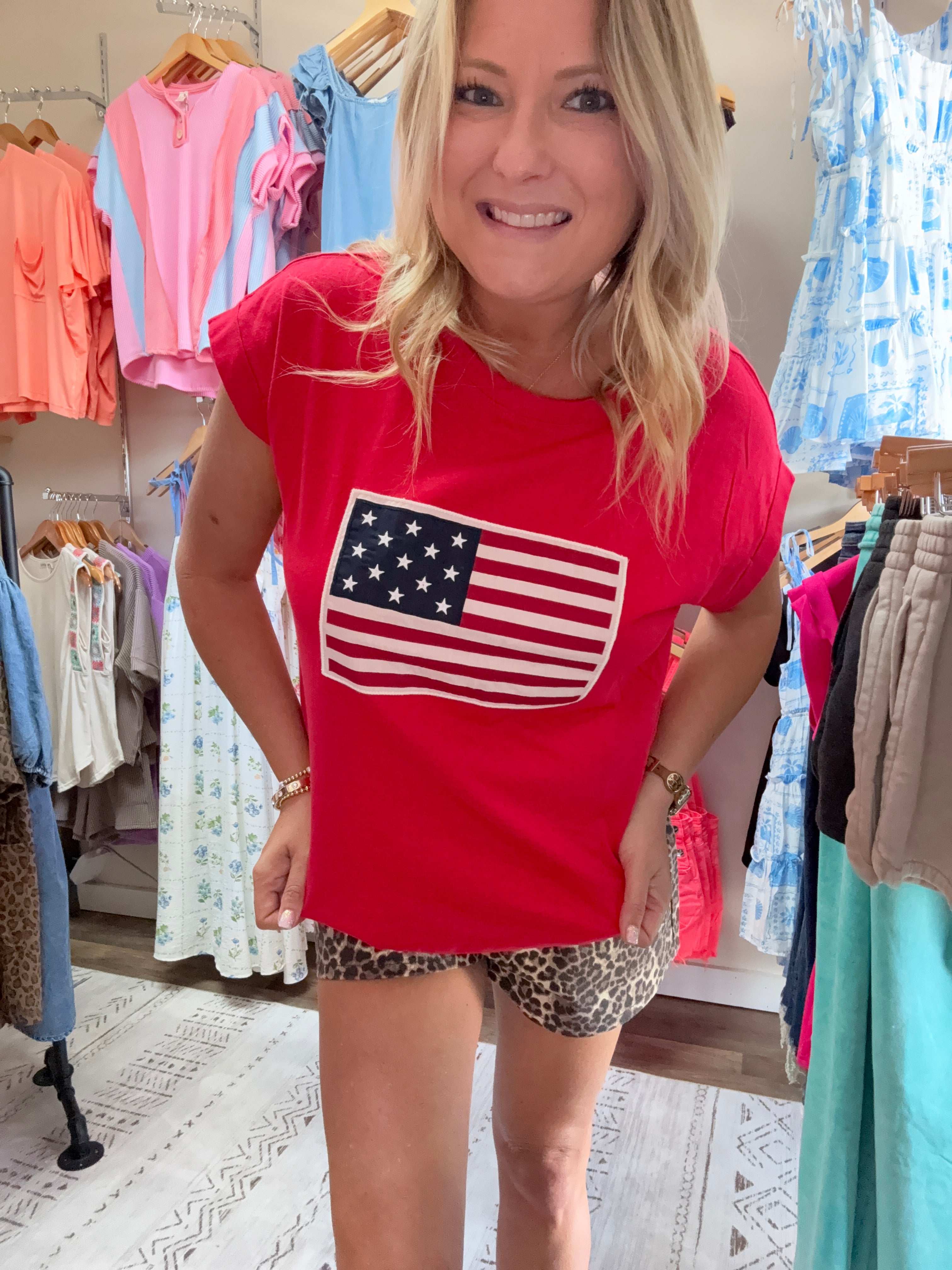 American Flag Tee