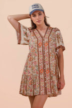 Woven Mini Dress